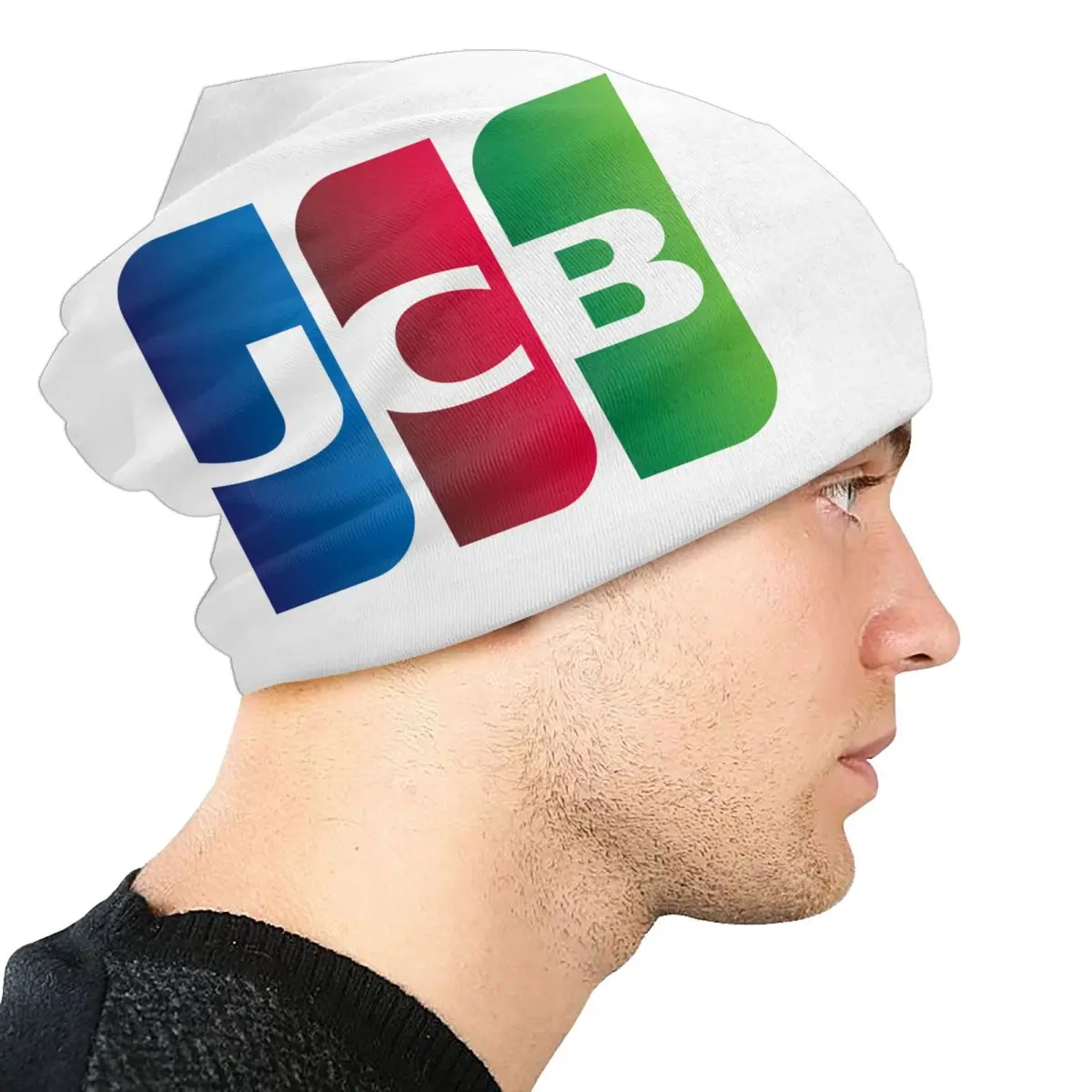 مخصص JCB بونيه قبعة الحياكة قبعة الرجال النساء بارد للجنسين شتاء دافئ Skullies Beanies قبعات