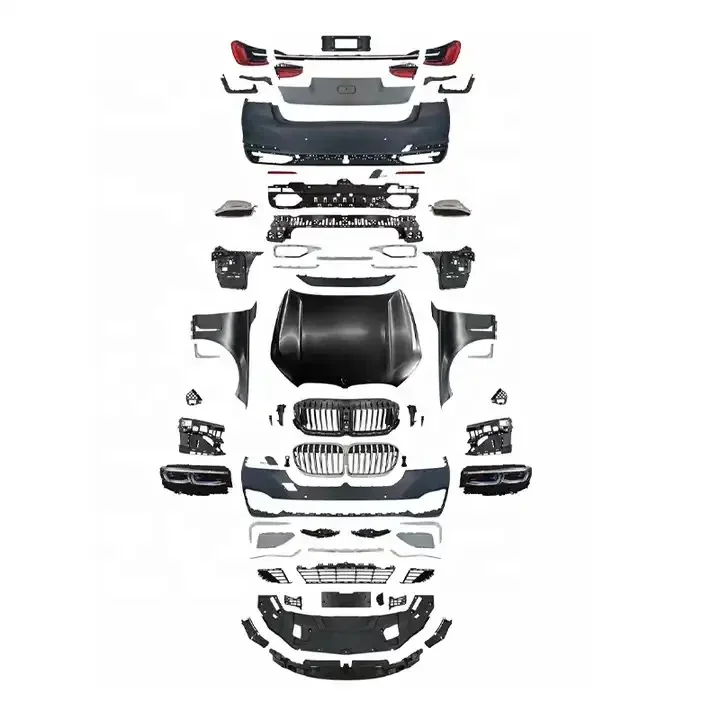 STLF Modified Sport to Executive Large Bumper Luxury Package Bumper Kit Body Kit for BMWs 7 Series G11 G12 2016-2018