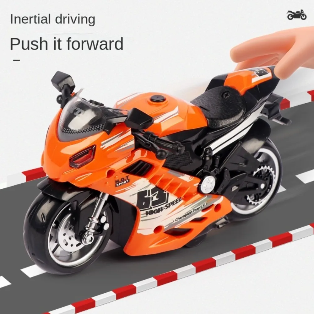 Fun Music Motorcycle Racing Lights Racing Car Model Simulation Motorcycle Plastic Sports Car Mini Motorcycles Music