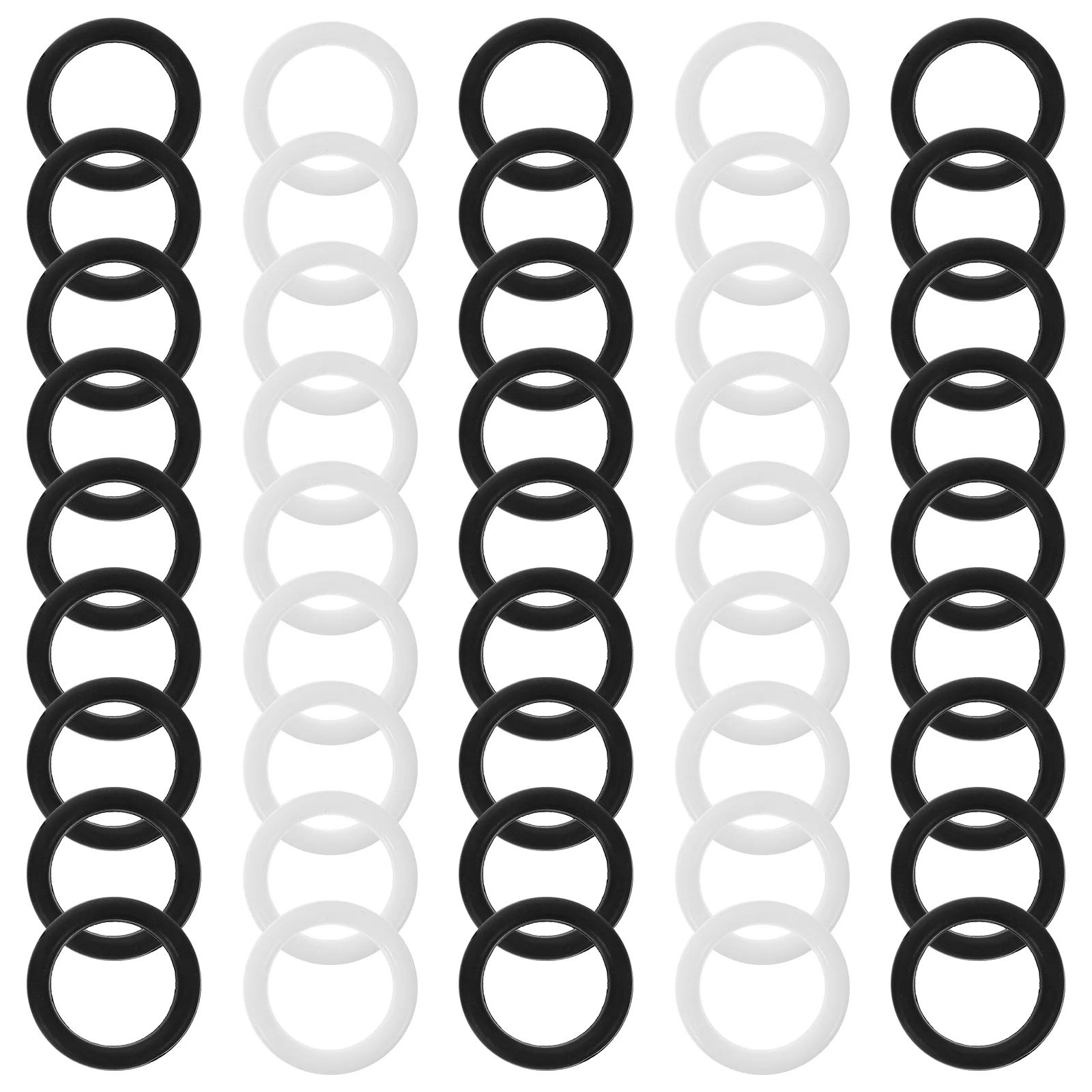 

20 Pcs Plastic Ring Round Rings Decorate Mini Backpack Accessory for DIY Craft Making