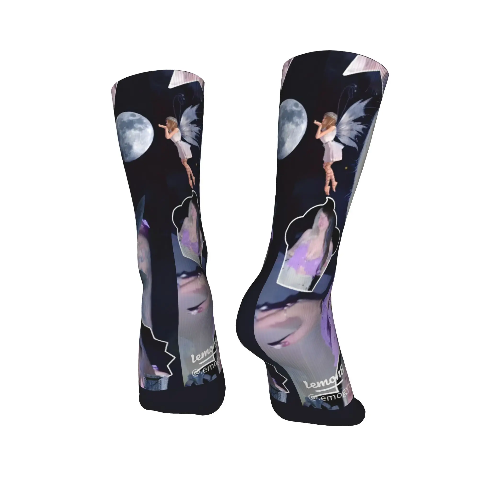 メラニー・マルティネス柄靴下グラフィックストッキングノンスリップ女性男性靴下ソフト秋レトロ登山靴下