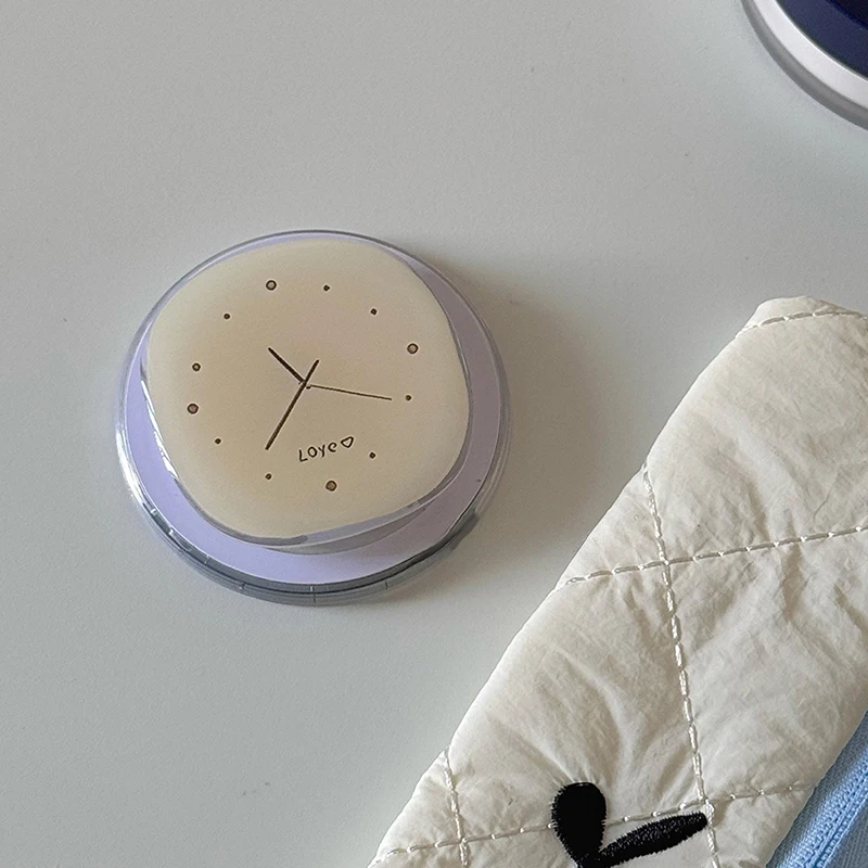 Korean Cute Cartoon Clock Magnetic Holder Grip Tok Griptok Phone Stand Holder Support For iPhone 15 14 For Pad Magsafe Smart Tok view 3