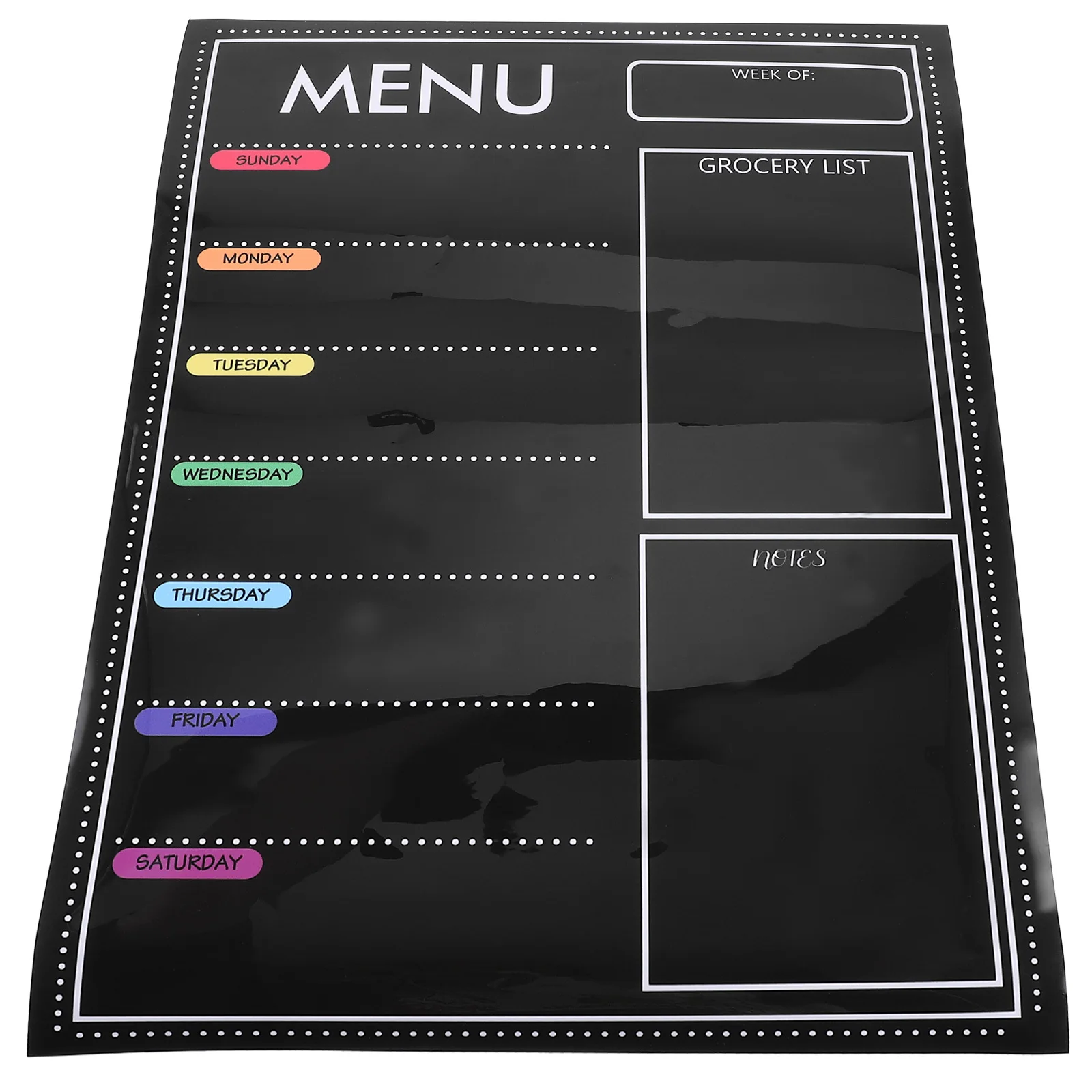 

Magnetic Notepad Dry Erase For Fridge Meal Board Board for Fridge Dry Erase Kitchen Planner A3 Size Meal Chart