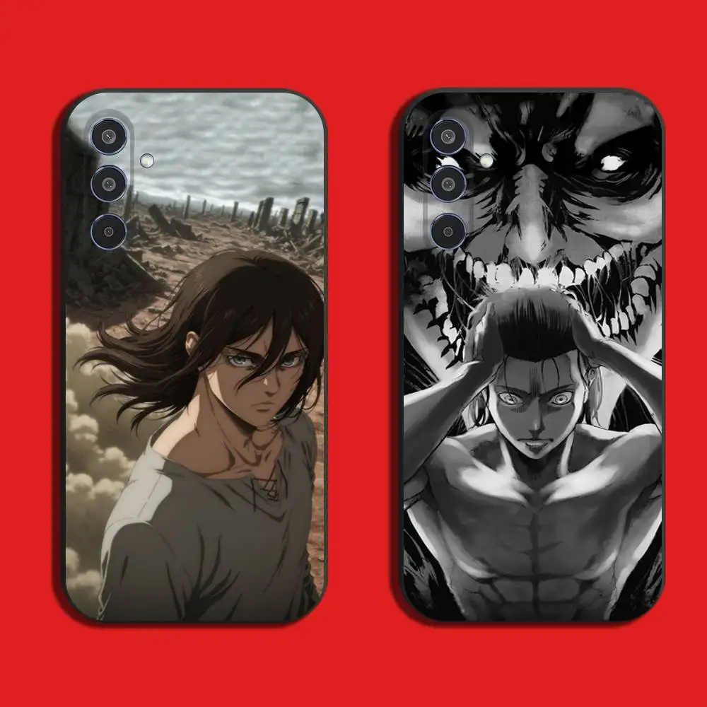 A-Attack On titan Eren Yeager Ultra Thin  Soft Silicone Case For Samsung Galaxy  A22 A21 FE Plus Ultra  A70  A71 A73 A72