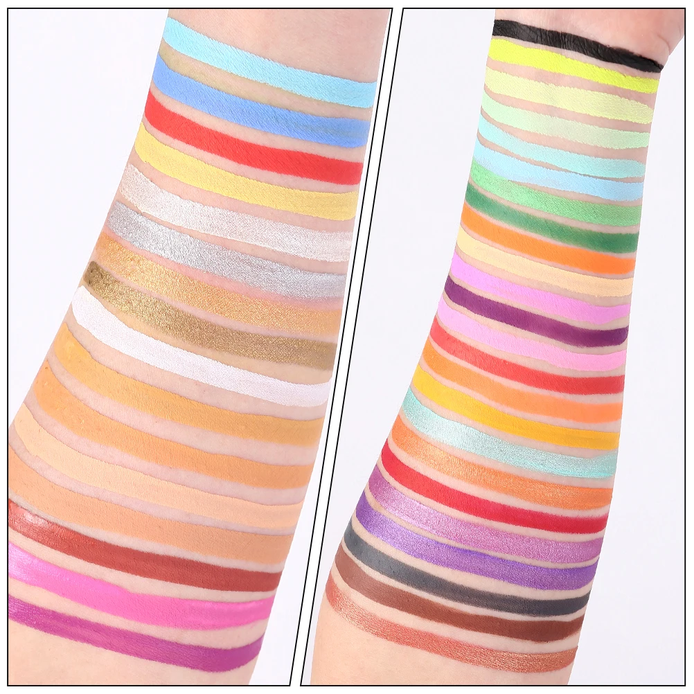 

40 Color Water Soluble Body Paint Face Painting Kit Palette Makeup Set Adults Safe Easy Compact Portable