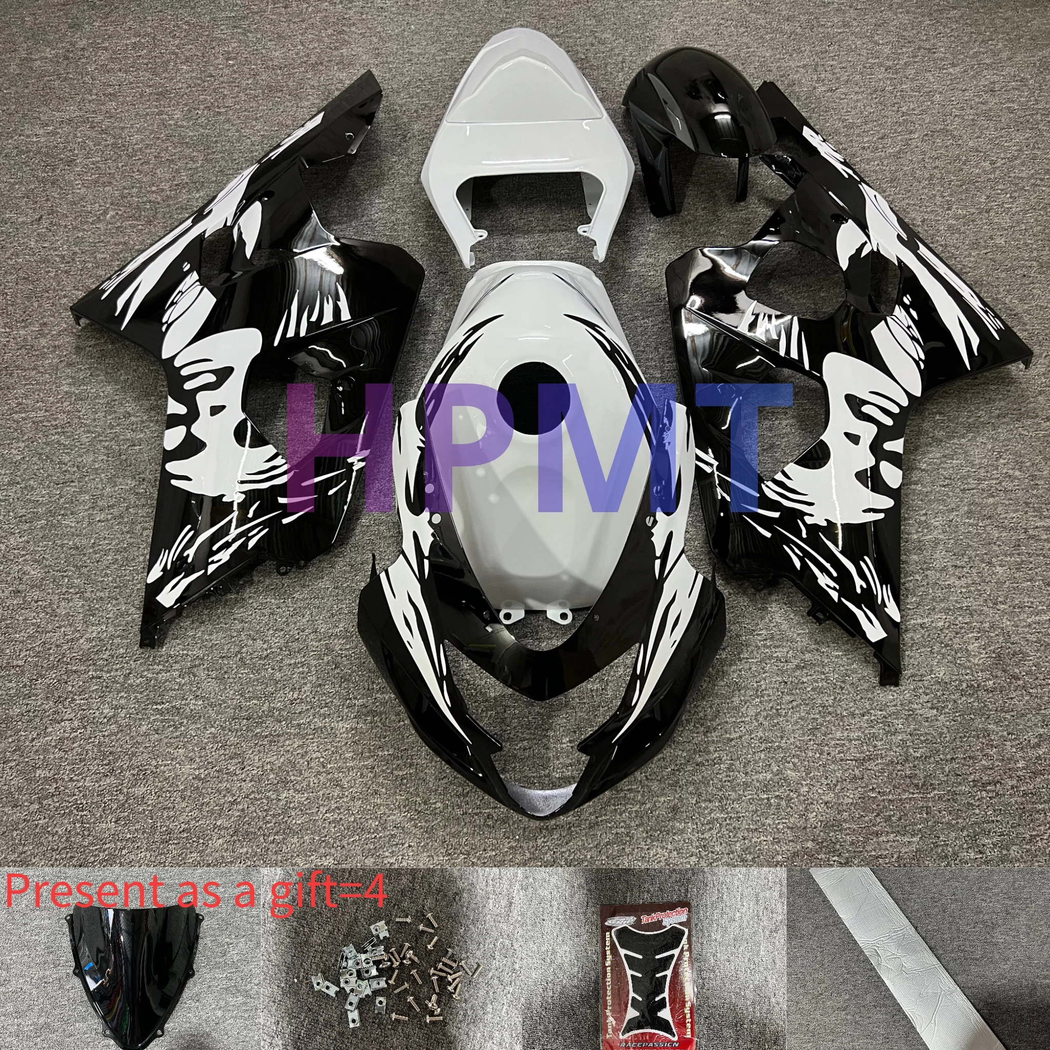 

Новый комплект обтекателей из АБС-пластика, подходящий для Suzuki GSX-R600 750 K4 2004-2005 GSXR600-750 2004 2005, полный обтекатель кузова