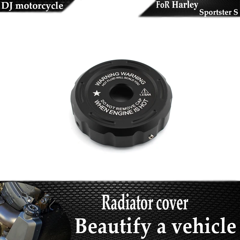 

FoR Harley Davidson RH1250s Sportster S 1250 Nightster 975 RH975 CNC Black Aluminum Laser Engraved Replacement Radiator Cover