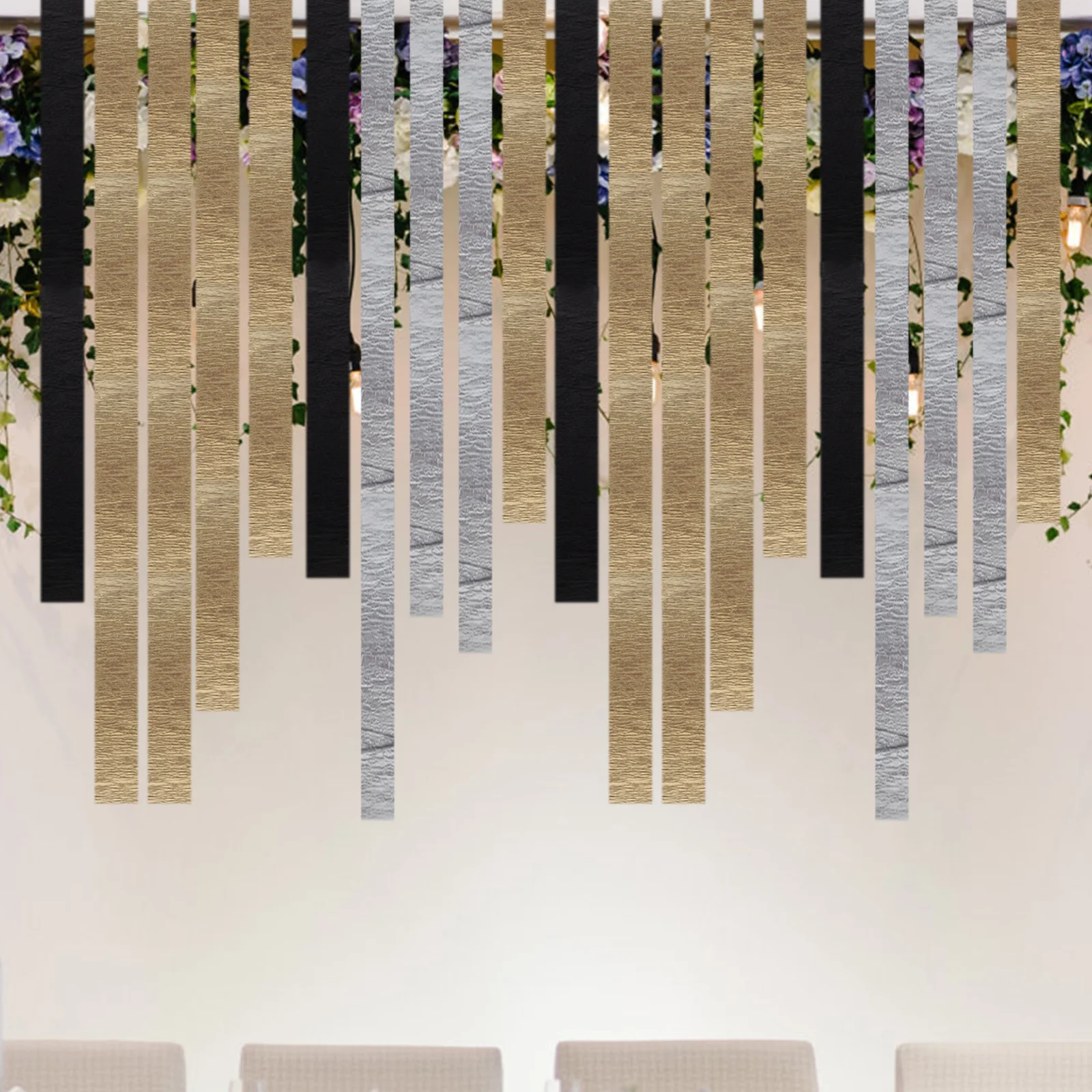 

6pcs Colored Crepe Paper Streamers Bright Party Decorations For Birthday Wedding Festival Diy Craft Supplies Handicraft Tools