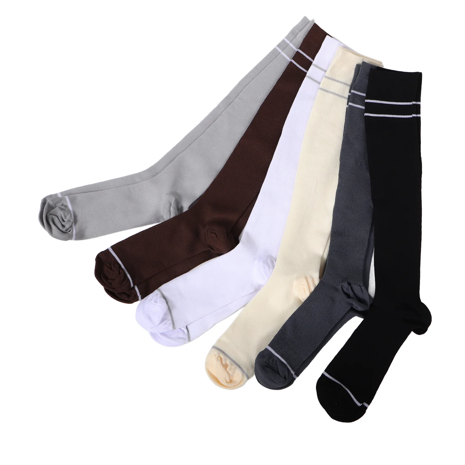 

6Pairs Women Compression Socks Sports Athletic Running Cycling Nursing Maternity Pregnancy Sweatwicking Warm Gradual Pressure