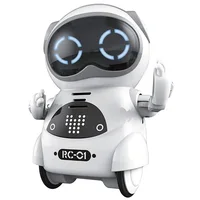 Robot puede hablar diálogo interactivo reconocimiento de voz grabación canto y bailando contar historias Mini Robot inteligente de juguete