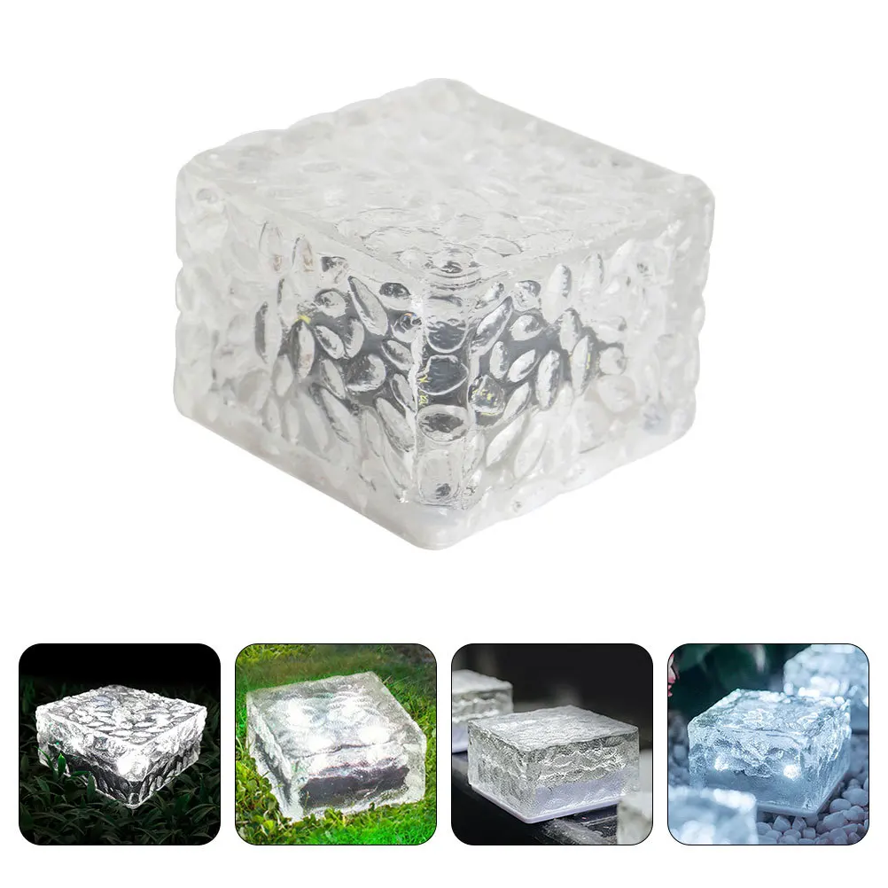

1Pcs Solar Powered Brick Floor Light Waterproof Durable LED Landscape Lamp for Garden Patio Sidewalk Yard Outdoor Decorative