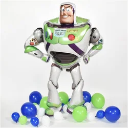 Disney Toy Story Buzz Lightyear Children's Birthday Theme Party Decoration Oversized Assembly 3D Aluminum Film Balloon