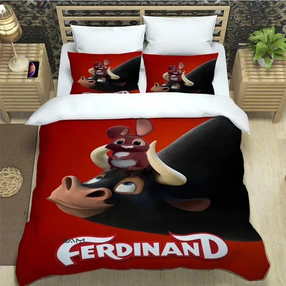 

3D ferdinand Bedding Set Printed Bed Set With Pillowcase Duvet Cover Soft Queen King Size Bedclothes Home luxury birthday gift