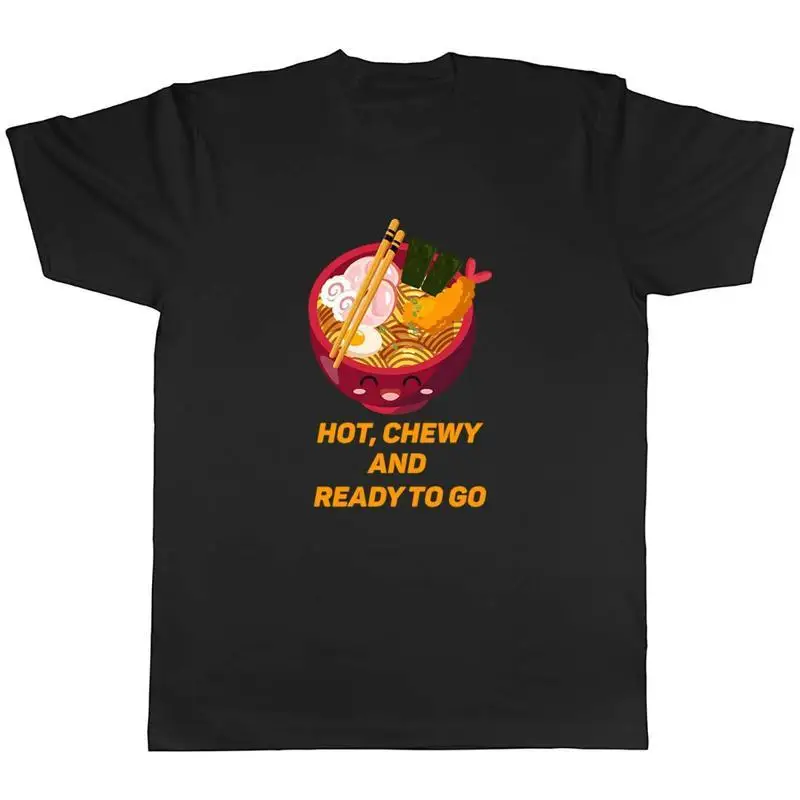 Ramen Hot Chewy Japanese Noodles Food Mens Unisex TShirt Tee Gift