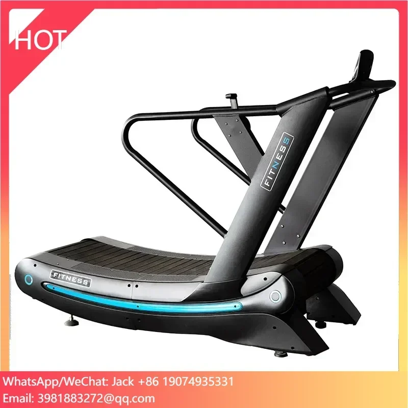 

2024 Factory Price Commercial Fitness Manual Non- Motorized Curved Treadmill for Sale