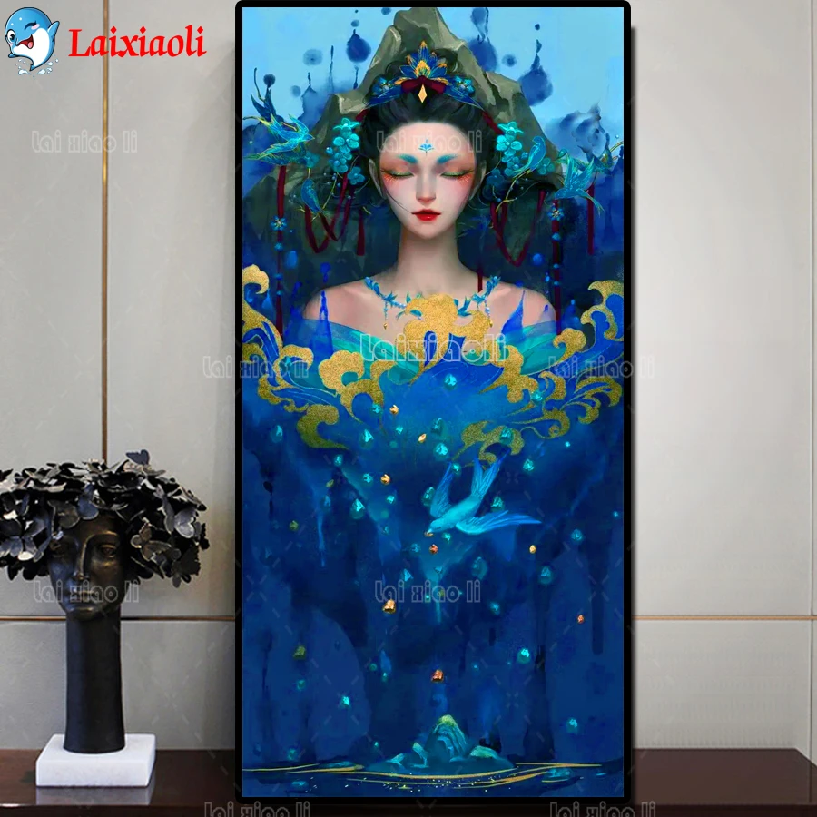 fantasy woman Diamond Painting 5D Full Square/Round Drill beauty girl Daimond Embroidery Painting Cross Stitch large decoration