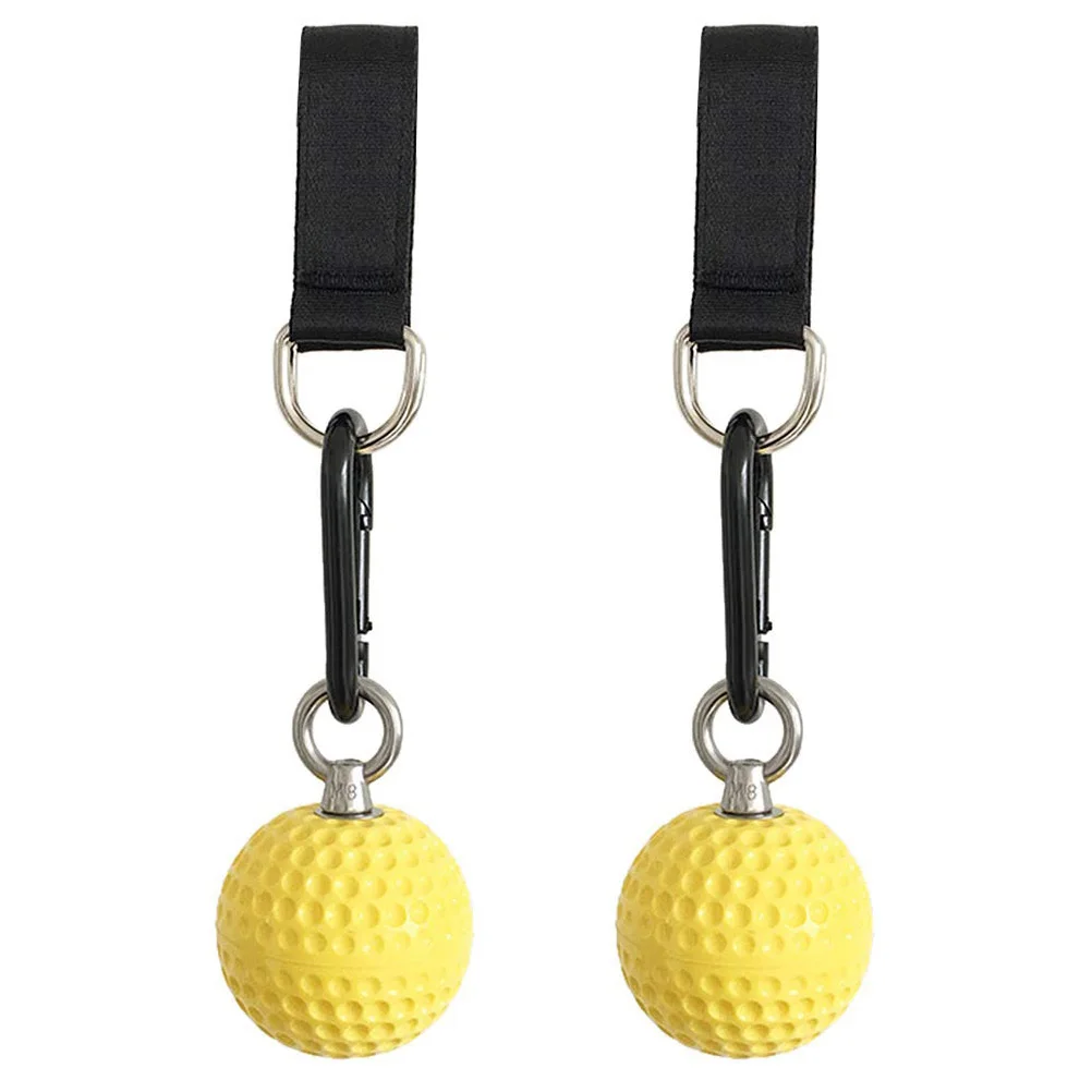 

2 Sets Arm Muscle Grip Ball Hand Strengthener Sports Pull up Balls Fitness Supplies Non slip Trainer Practical Design Portable