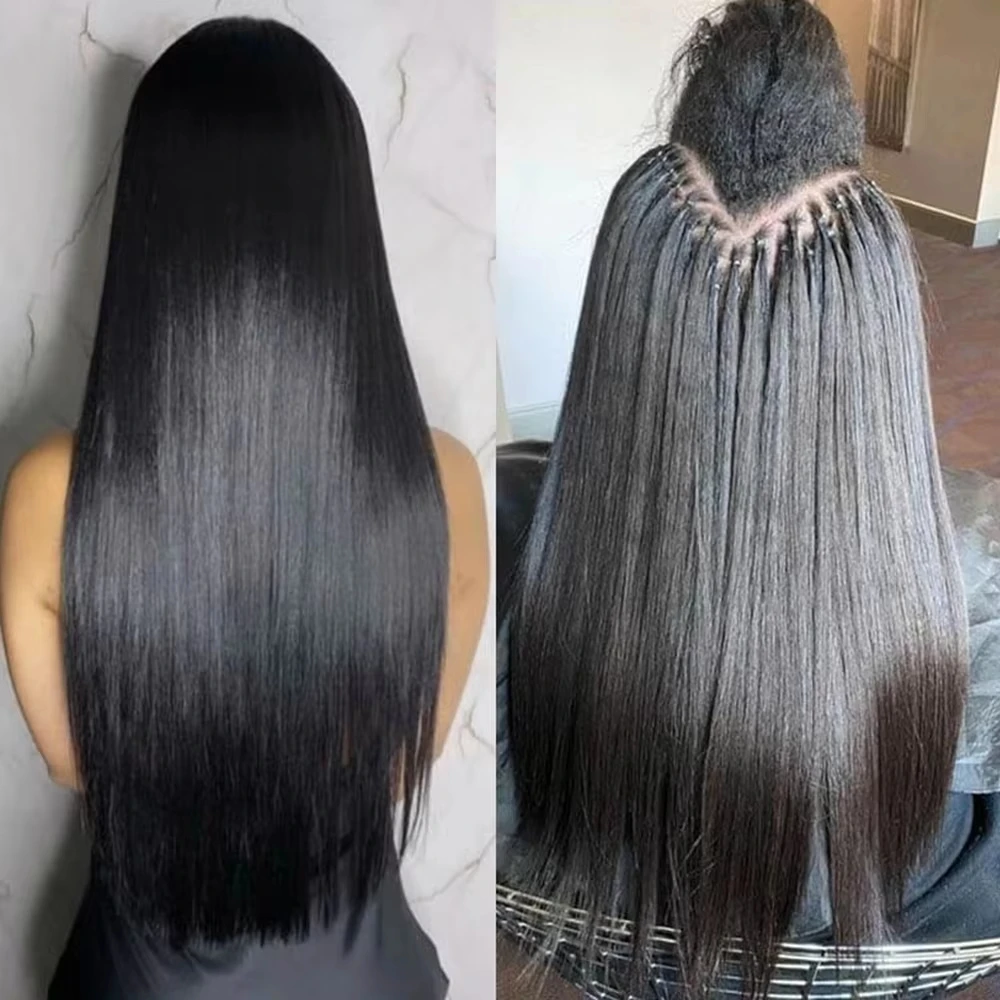 Burmese Knotless Straight Crochet Human Hair Natural Black Feather Pre-Separated 100% Remi 10-24 Inch Bulk for Braiding