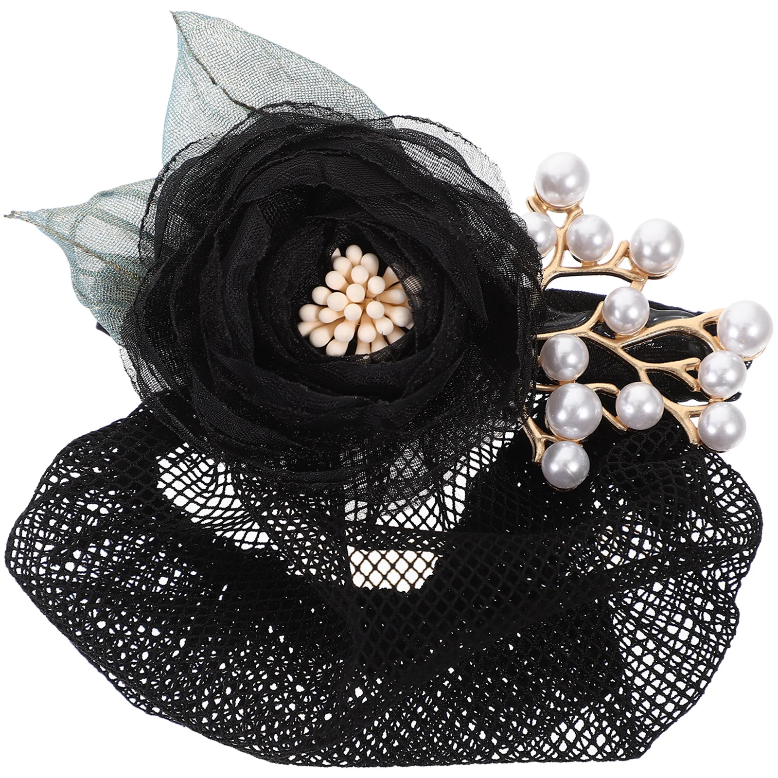 

Flower Net Hair Accessories Bun for Cover Women Hairnets Covers Women's Scarf
