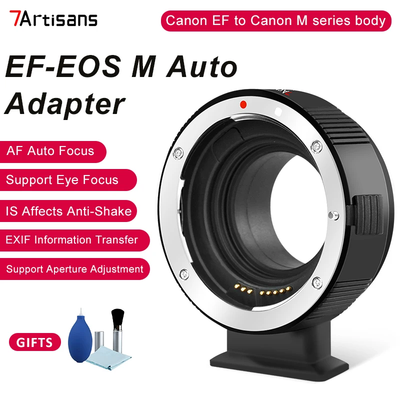 

Адаптер объектива 7artisans с автофокусом для Canon EF-объектива Canon EOS M Series