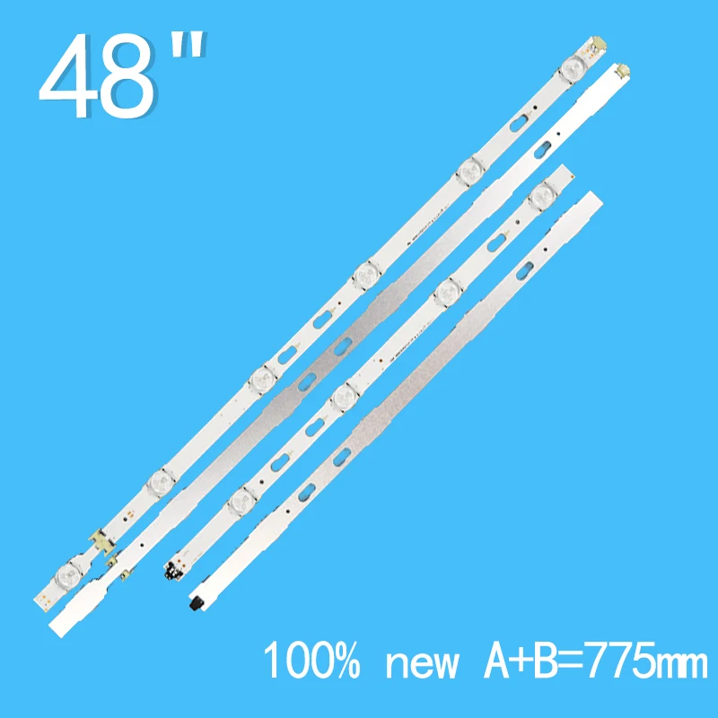 LED Backlight Strips For Sam.sung UE48J6300AUXRU UN48H6570 UE48J6300 UE48H6650 UE48H6650AT UE48J5600 UE48J5510AK CY-GH048BGLV6H