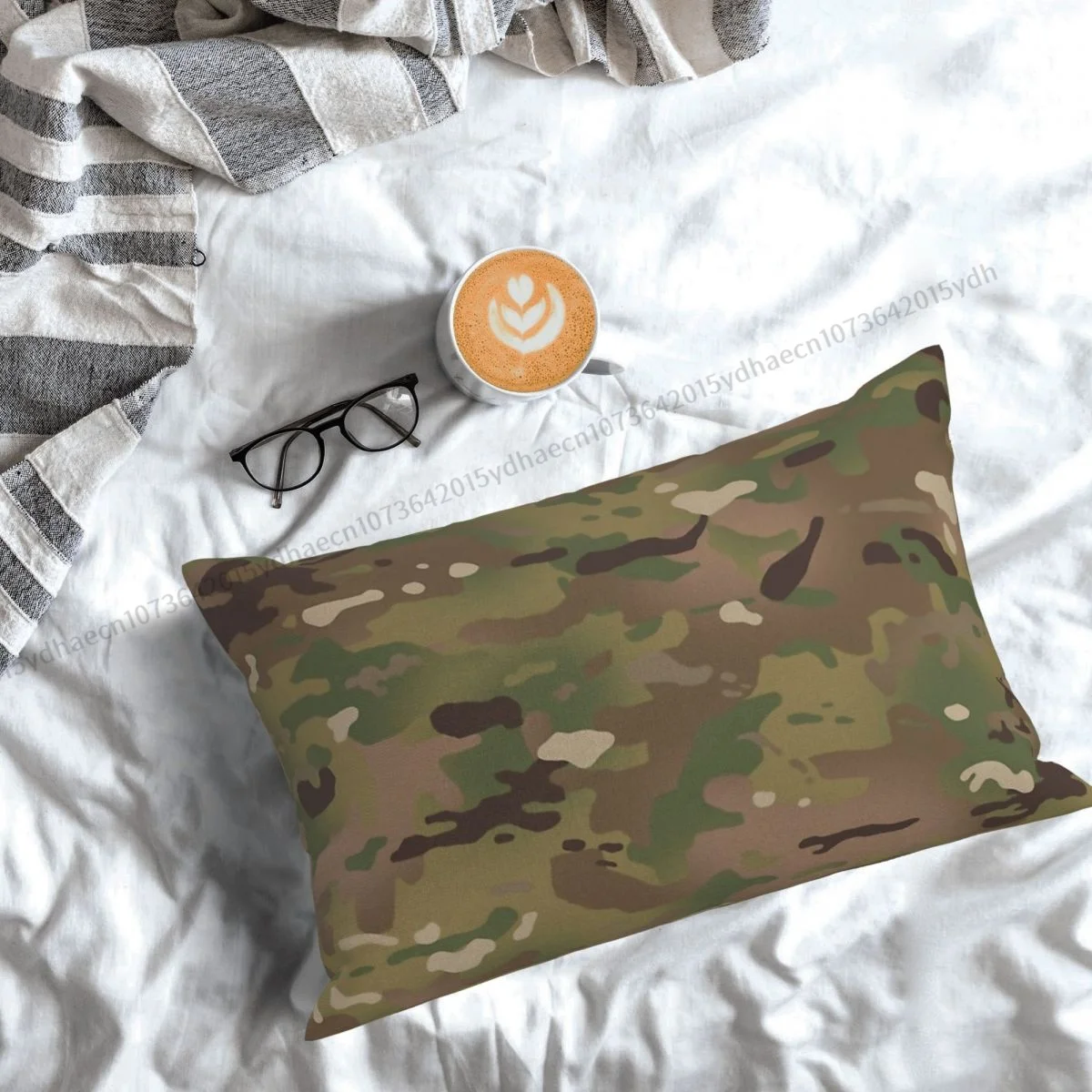 Military Polyester Pillowcase Camo Camouflage Army Sofa Decorative Breathable Pillow Cover Pillowcase