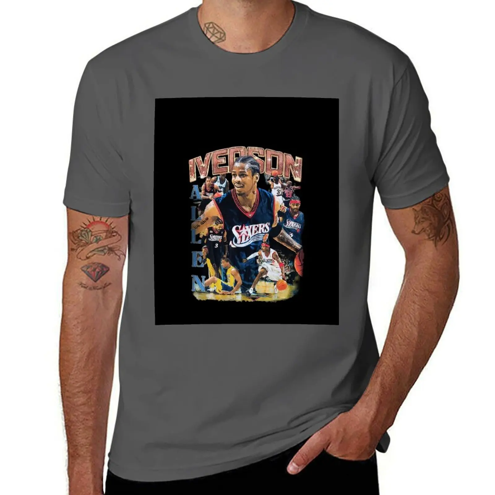 

Vintage Allen Iverson The Answer T-Shirt Light Athletic Short Sleeve Tee Shirt