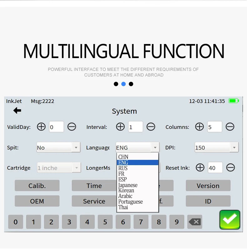 Good Quality Food & Beverage Package Applicable Industrial Online TIJ Date Code Batch Text Inkjet Printer With Big Screen