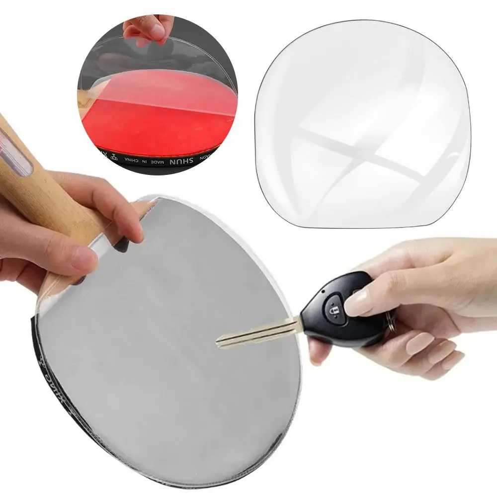 Transparent Ping Pong Racket Protective Film Self Adhesive Rubber Dust Proof Table Tennis Paddle Maintenance Cover Sticky