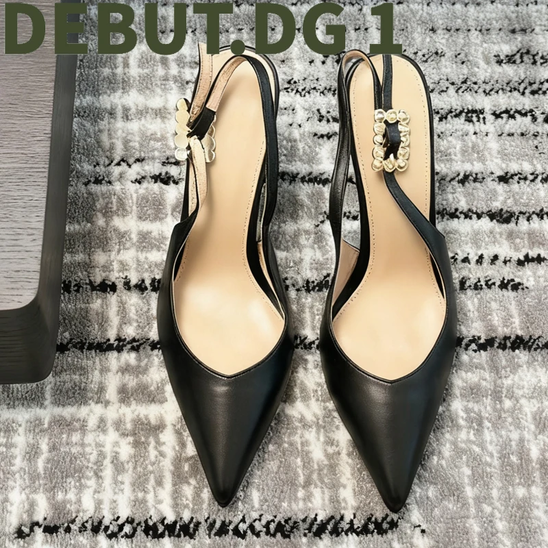 Italian Craftsmanship Strap Heeled Sandals Premium Lamb Leather Lining Multiple Colors Chic Design