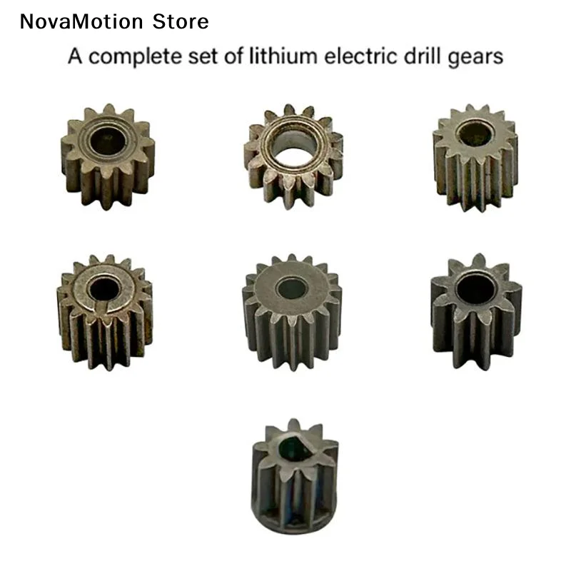 [NM]2Pcs Charging Electric Hand Drill Gear 9-16 Teeth For 550 775 Motor Shaft 3/4.9mm Lithium Battery Motor Gear[NM]