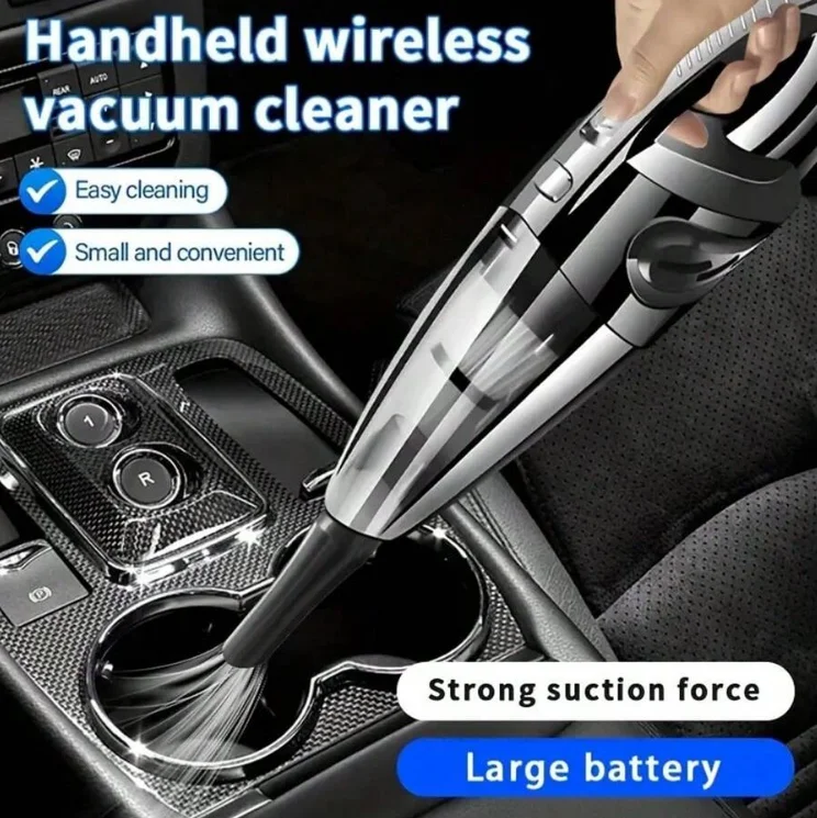 Convenient vacuum cleaner, wireless handheld vacuum cleaner for home and car, car wireless vacuum cleaner, large capacity dust c