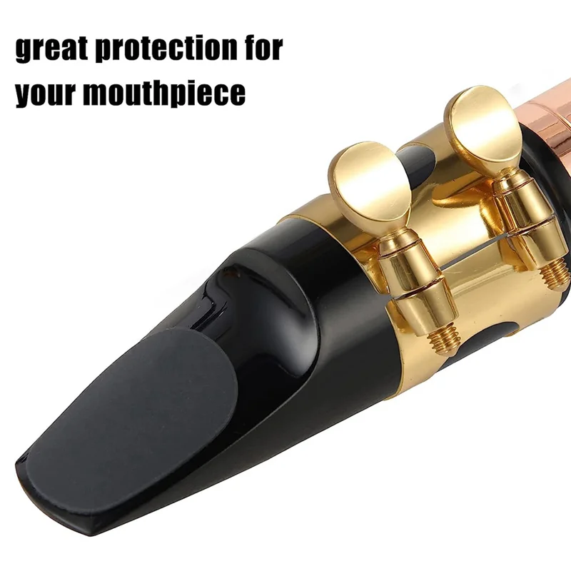 Altos Sax Mouthpiece Ligature Double Screws Saxophone Gold Ligature Fastener,Musical Instrument Accessories