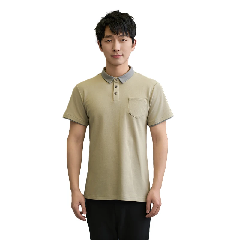 

Unisex style Catering Work Clothes Short Sleeve Uniform Canteen Workwear Hot Pot Waiter Garments Restaurant Costume Kitchen Coat