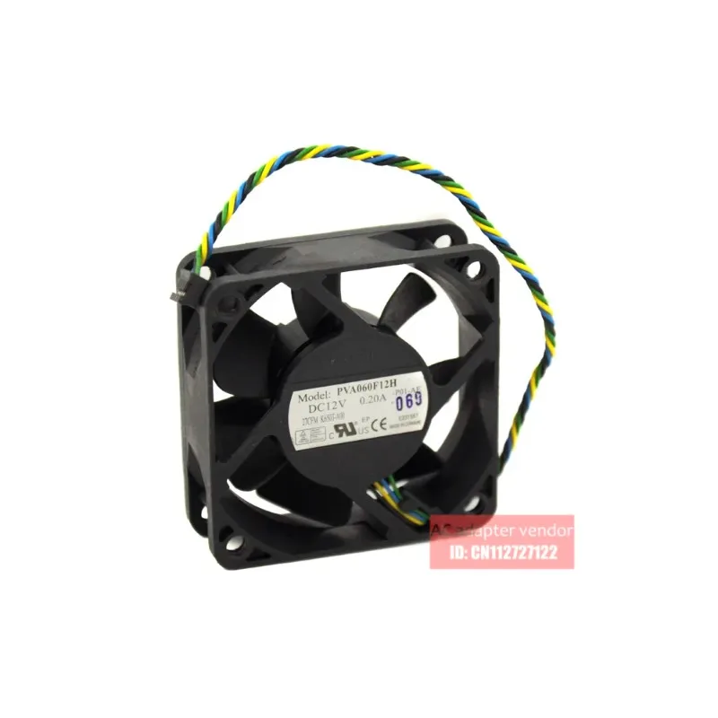 JFG ForFoxconn 6020 6CM 12V0.20A 4 Wire PWM PVA060F12H Cooling Fan