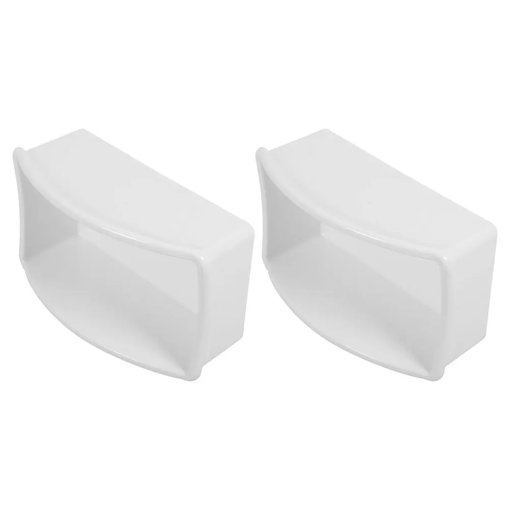 

2 Pcs Tea Storage Box Acrylic Coffee Holder Organizer Simple Lines Smooth Surface Candy Storage Case Desktop Sugar Bag Box