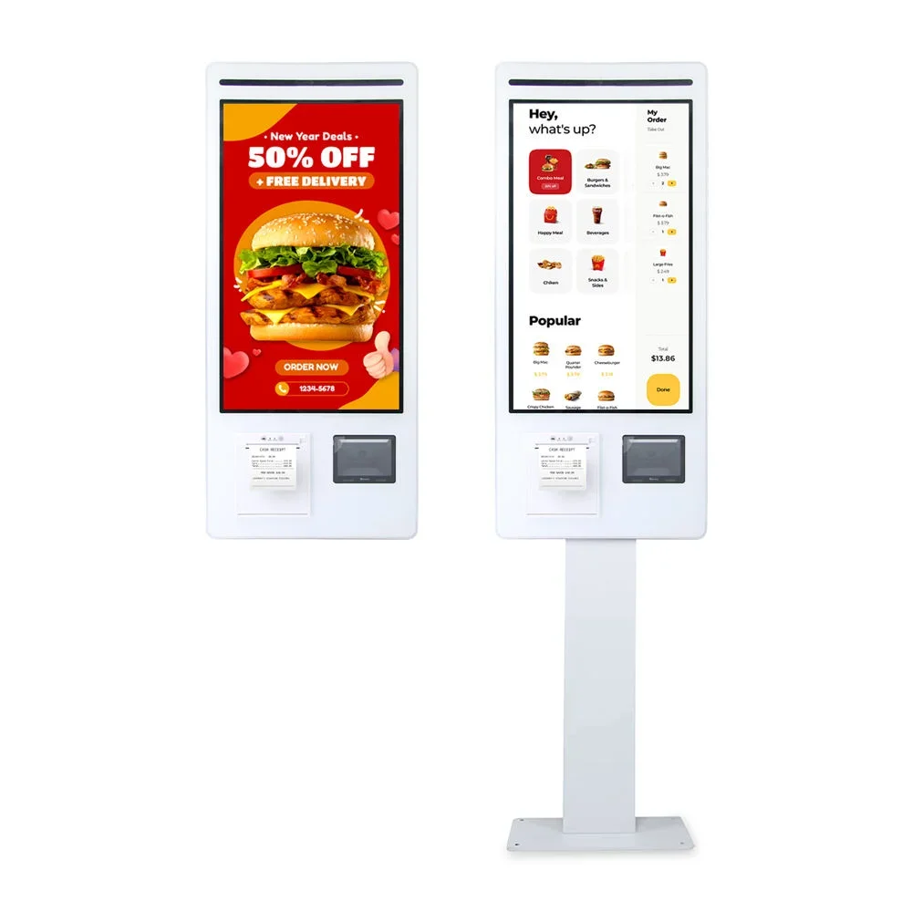 

21.5 Inch Compact Touch Screen Payment Kiosk Terminal Indoor Wall Mount with SDK Function