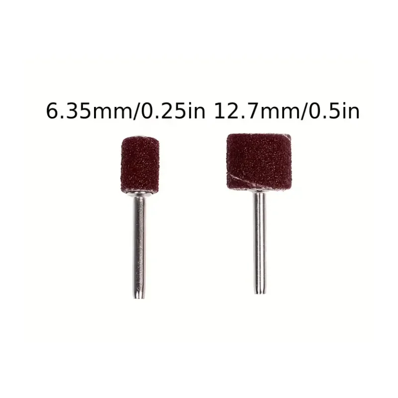 11/51/102 ชิ้นกลอง Sander ชุด 1/8 นิ้ว 3/8 นิ้วกลอง Sander Sanding Sleeve Drum Mandrels โรตารี่เครื่องมือสําหรับเครื่องเจาะโรตารี่