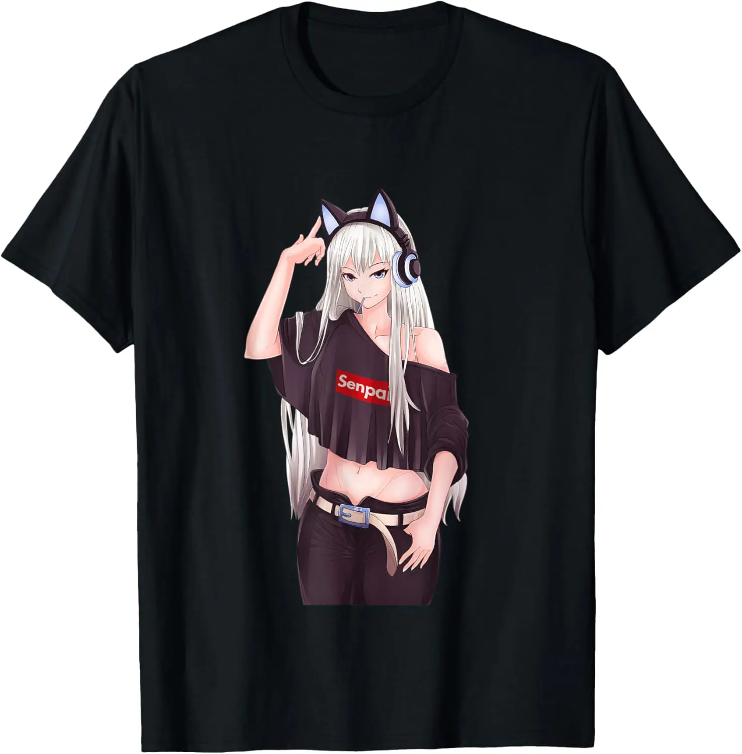 Ecchi Chica anime Waifu para camiseta Otakus