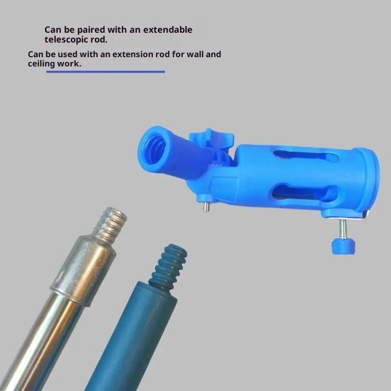 Set di pennelli per bordi e angoli antigoccia ad alte prestazioni, rivestimento del rullo di estensione multi-angolo per la pittura fai-da-te