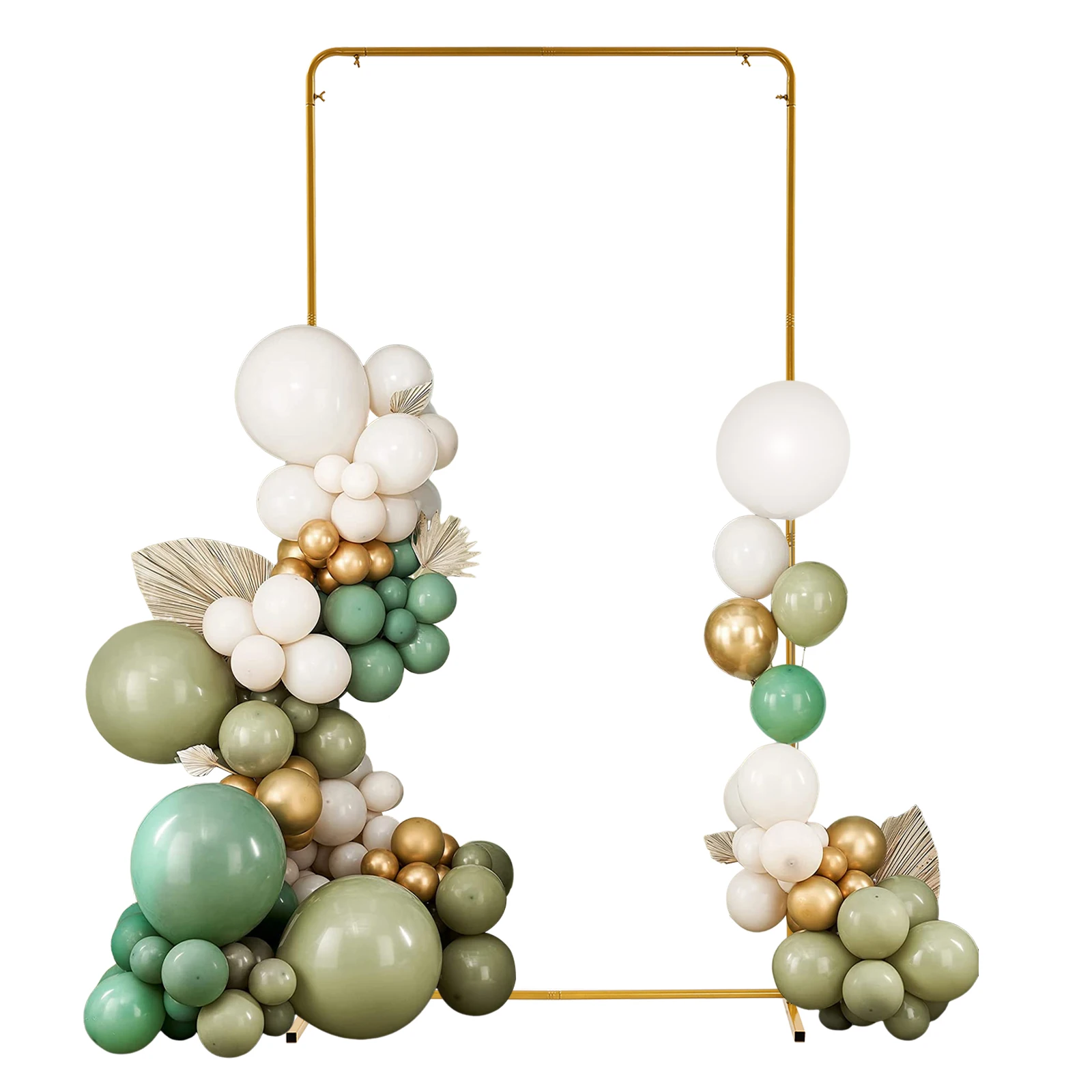 

Durable Wedding Stand with Blue & Gold Finish, Sturdy Iron Frame, Easy to Store and Clean, Holds 123lbs