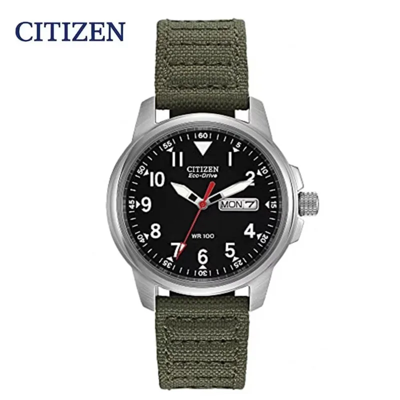 CITIZEN Watch Men Quartz Shockproof Water Proof Automatic Date Resin Dial Dual Display Sports Casual Fashion Watches for Men