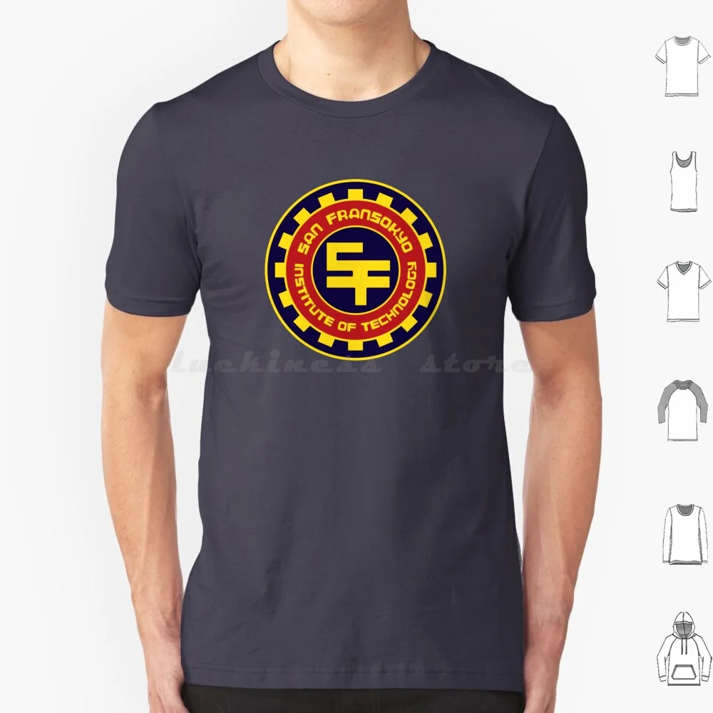 Camiseta escolar Nerd de algodón para hombres y mujeres, estampado artesanal, Big Hero 6 Baymax Hiro Tadashi Honey Lemon Wasabi Fred Go San Fransokyo