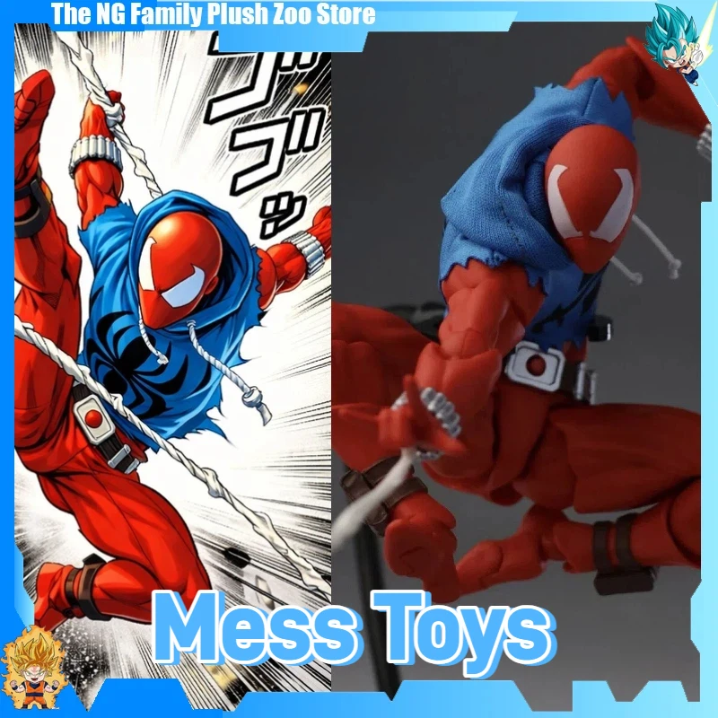 

Новые игрушки-пусеты Messtoys, фигурка Алой Человека-паука, Алый герой, Человек-паук, аниме, фигурка, модель, статуя, подарки, коллекция игрушек