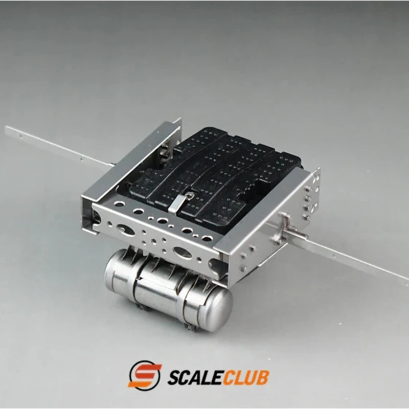 Scaleclub Model 1/14 Tractor Truck For Mercedes-Benz With Two Axles Battery Box Gas Tank Tail Beam Bracket For Tamiya  Lesu