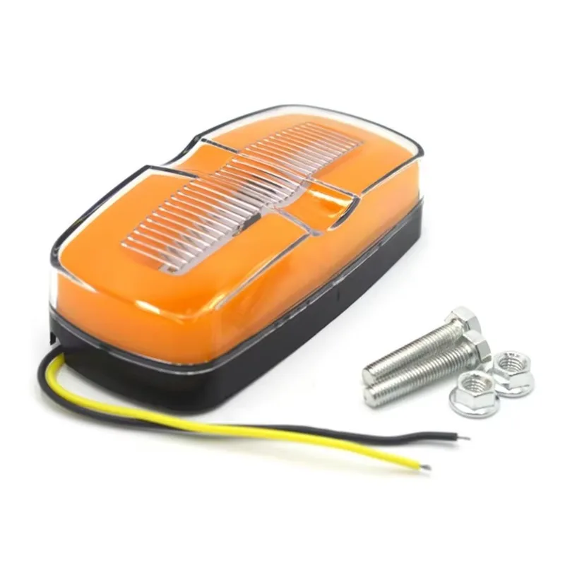 

Popu для плавного указателя поворота, задний предупреждающий задний фонарь, 12 В, 24 В, трактор, квадроцикл, UTV, грузовик, прицеп, светодиодный боковой габаритный индикатор