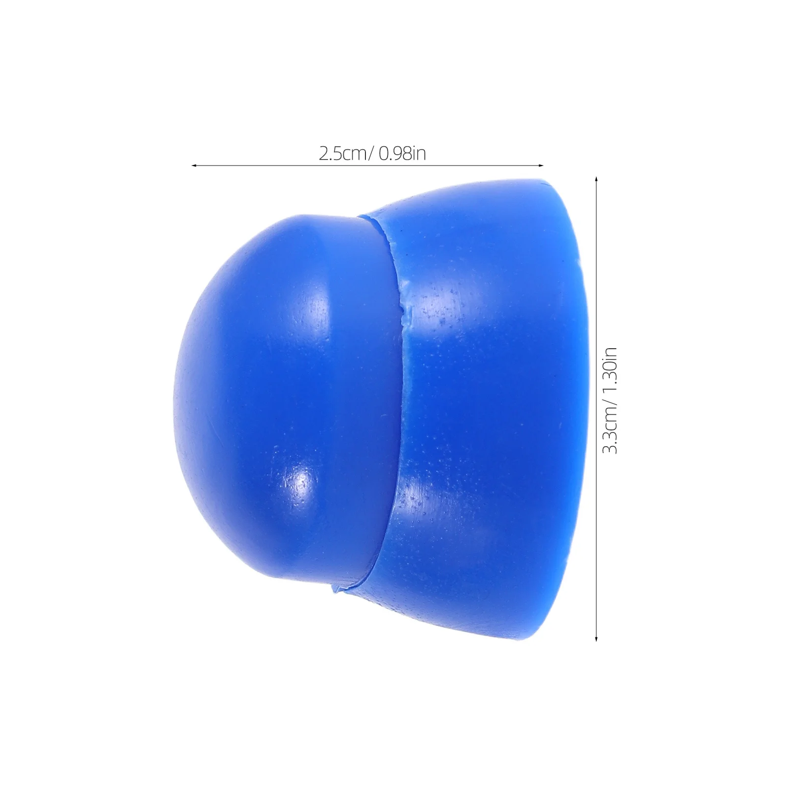 10 قطعة من أغطية حماية الجوز البلاستيكية مادة عالية الكثافة مقاومة للأشعة فوق البنفسجية لحماية سلامة الملعب أغطية مسامير الشريحة #4