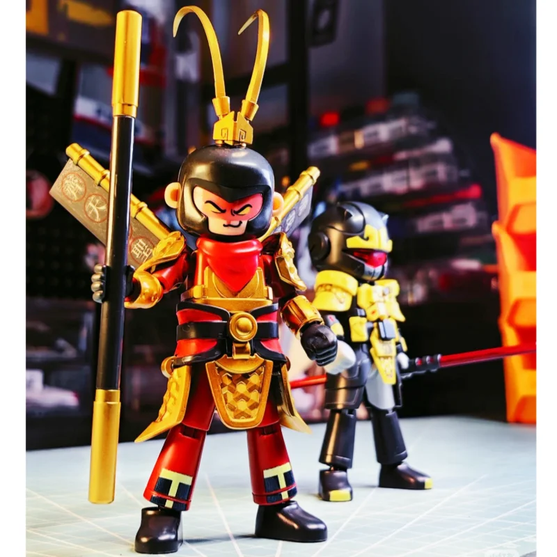 Blokees heróis montagem ilimitada zhao yun guan yu zhang fei figura mecha sun wukong lei zhenzi presente figura de ação crianças brinquedo