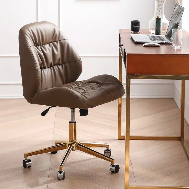 Comfort Sedentary Gaming Office Chair Home Luxurious Bedroom Vanity Chair Study Student Salon Furniture Silla Escritorio FYOC