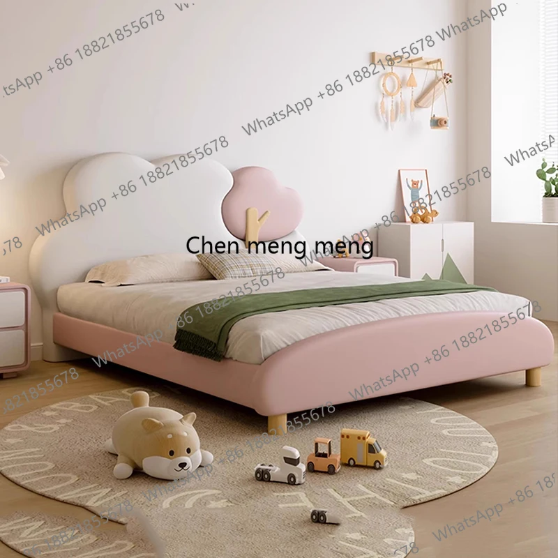 

Sleeping Portable Bed Luxury Double Sun Modern Luxury Castle Wooden Bed Design Girls European Cama Solteiro Trendy Furniture